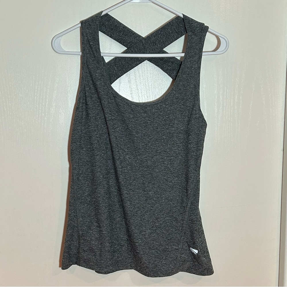 Marika grey athletic tank small